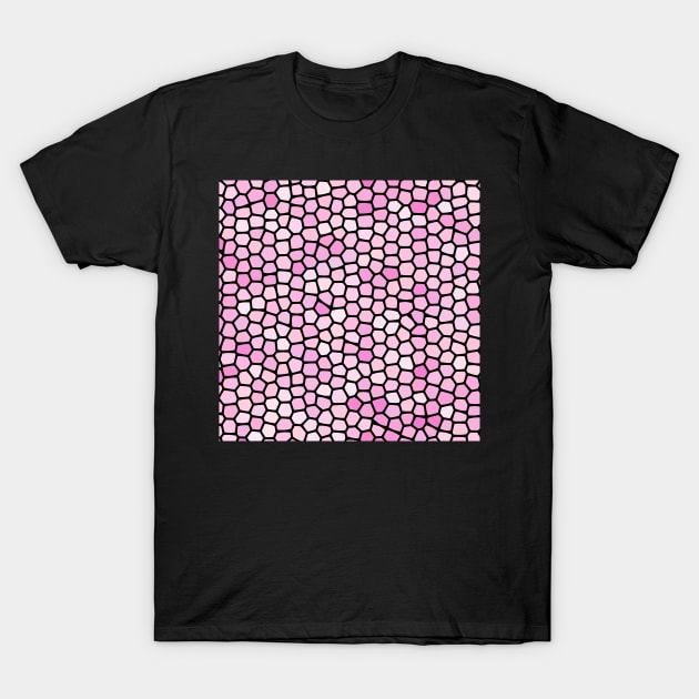 Painted Glass Of Soft and Bright Pink Colors T-Shirt by Peaceful Space AS